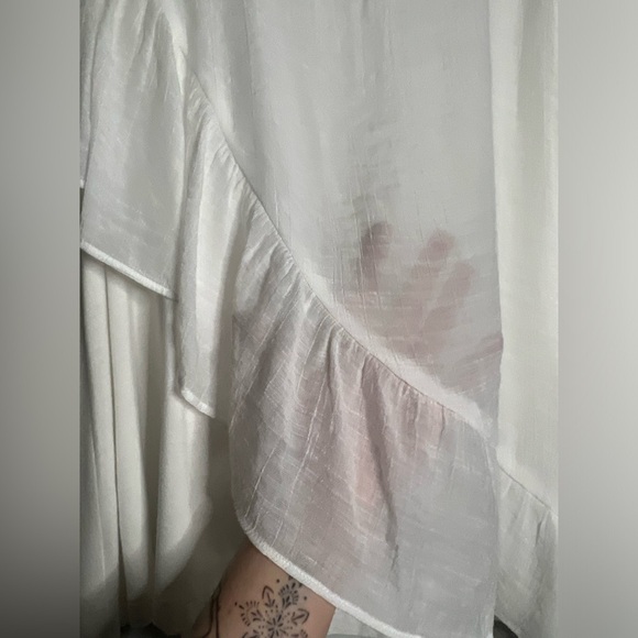 ALYX White Asymmetrical Layered Sleeveless Blouse XXL - Picture 4 of 9